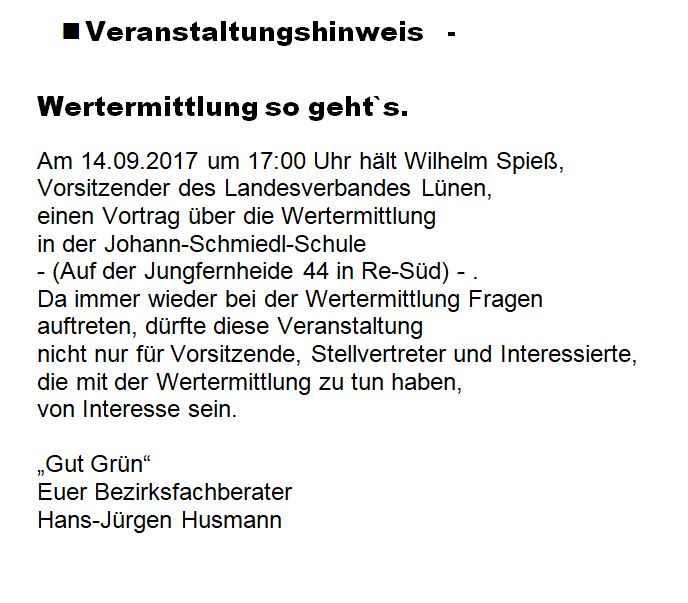 Seminar Wertermittlung