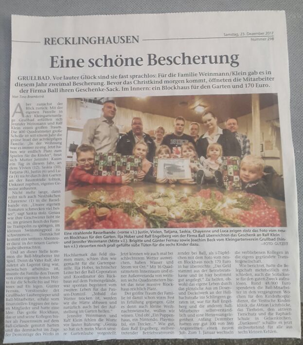 Recklinghuser Zeitung vom 23.12.2017